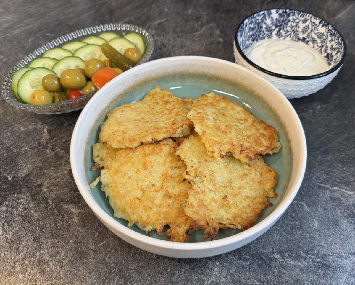 Knusprige Kartoffelpuffer