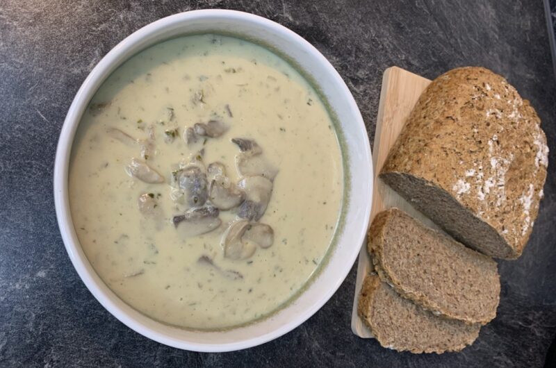 Schnelle Pilzcremesuppe