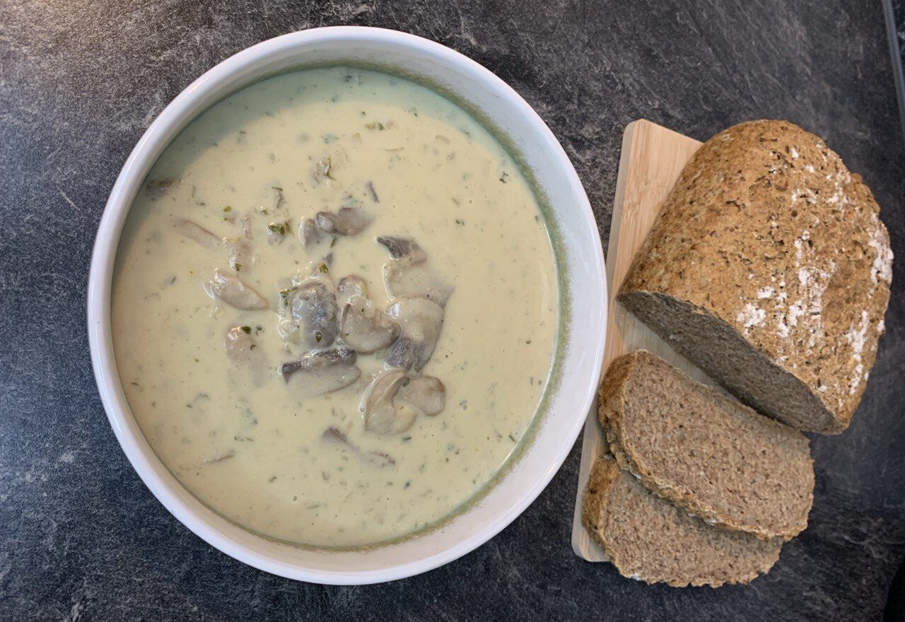 Schnelle Pilzcremesuppe